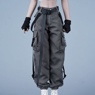 16兵人衣服只是娃衣1/6女兵人潮流衣服套装6分娃衣机能工装裤CHIL