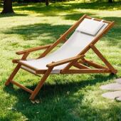 躺椅农村院子可折叠躺椅家用庭院阳台午休椅户外帆布露营两用椅子