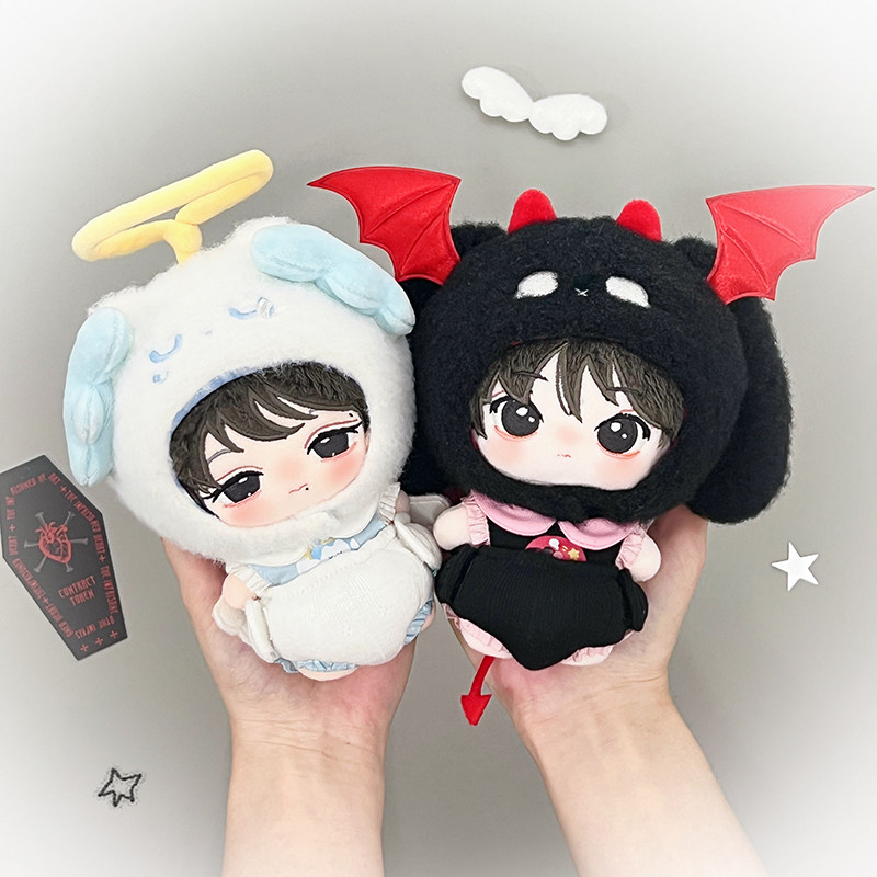 宇宙商店 天使恶魔系列娃衣 10cm棉花娃娃正常体可爱百搭原创衣服图片