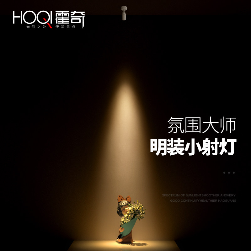 精选明装小射灯客厅吸顶背景墙照画可调小角度3w博物馆led迷你聚,家装灯饰光源,明装射灯,淘宝优惠券,粉丝福利购,淘宝优惠卷