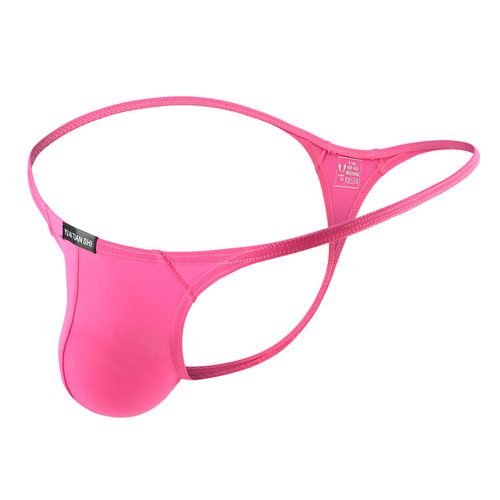 男士性感一根线纯色冰丝丁字裤