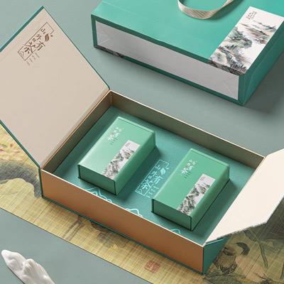 通用茶叶包装盒空礼盒崂山龙井日照绿茶叶罐碧螺春礼盒装空盒定制
