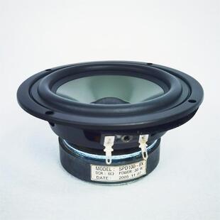 高品质4英寸全音域扬声器单元橡胶边缘覆合涂层泡沫盆，内置垫片6