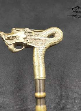 采购产品古董铜器，纯铜水龙头，拐杖，铜拐杖，拐杖为老年人，拐