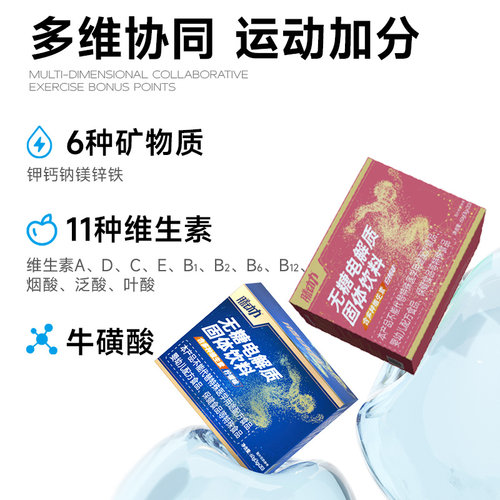 膳动力无糖电解质饮料糖脂肪电解质水冲剂运动饮料