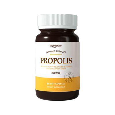 Noblebase美国原装进口正品黑蜂胶软胶囊90粒免疫黄金高黄酮含量