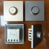 大功率调光开关面板 咖啡厅灯光亮度调节器 2000W调光开关调光器