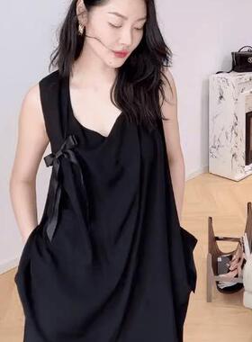 黑色缎带 蝴蝶结胸针