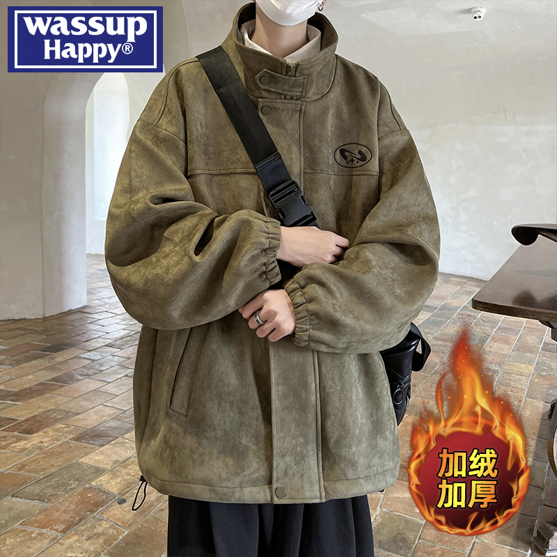 wassuphappy秋冬季夹克外套男