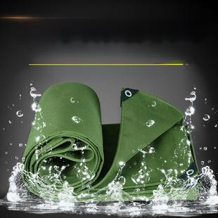 加厚耐磨防晒有机硅帆布篷布 耐磨蓬布户外防尘苫布户外遮盖蓬布