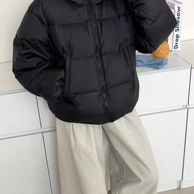 一念短款女新款白鸭绒小个子超好看加厚面包服保暖羽绒服外套716