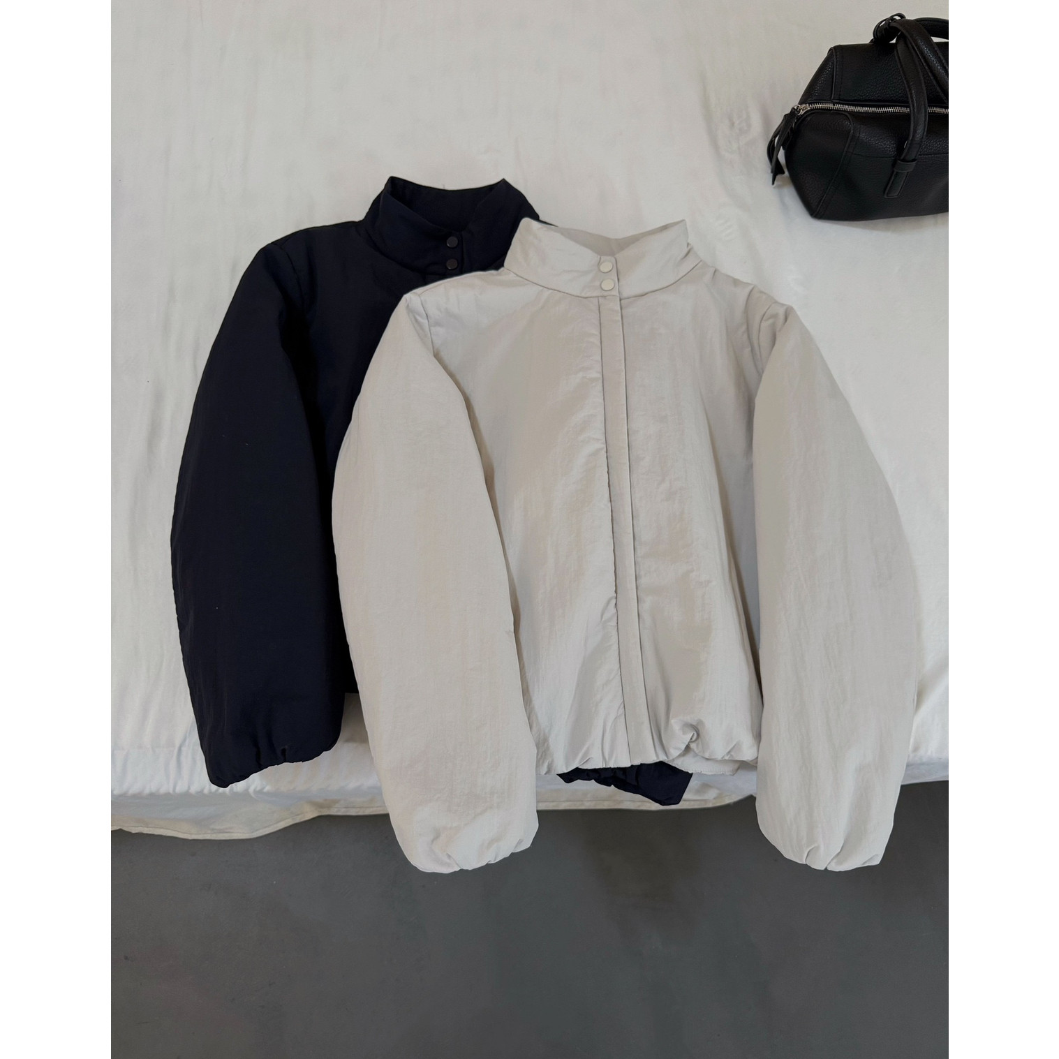 一善服饰冬上新3M新雪丽超轻小泡芙棉服女2026新款简约保暖立领棉
