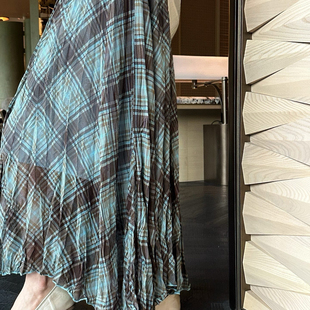 一念夏上新大摆不规则乱褶半身裙 BQ2672 不含任何配件