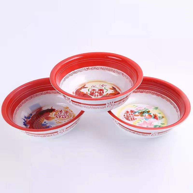 加大加厚40cm鲤鱼喜庆搪瓷盆大脸盆复古老式洗漱揉面发面拌馅包邮