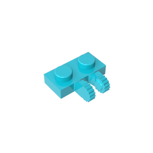 高砖积木零件GDS-823配件1x2 单侧带铰链板(带齿)兼容60471散件