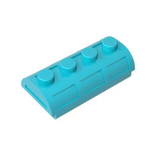 高砖积木零件GDS-2099配件2x4 宝箱盖兼容4739小颗粒MOC拼插散件
