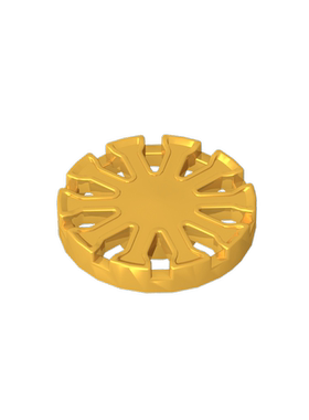 高砖积木零件GDS-21232配件轮毂盖兼容小颗粒MOC拼插散件