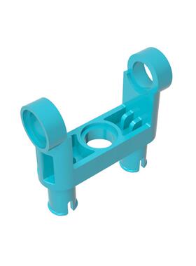 高砖积木零件GDS-1006配件栓连接桩兼容48496栓连接桩MOC拼插散件