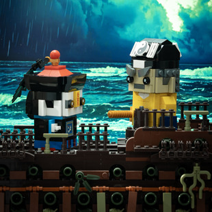 高砖xMOCers合作砖区僵尸道长系列摆件NO：HZZQ202505 新品