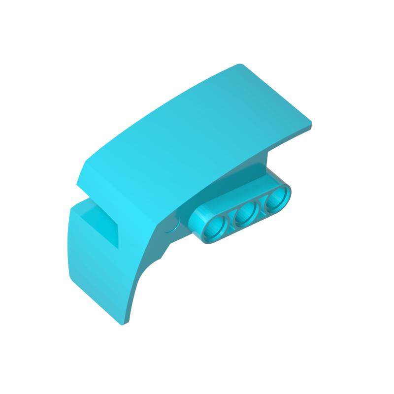 高砖积木零件GDS-1113配件挡泥板(右)兼容61070小颗粒MOC拼插散件,玩具/童车/益智/积木/模型,普通塑料积木,淘宝优惠券,粉丝福利购,淘宝优惠卷