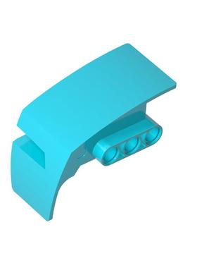 高砖积木零件GDS-1113配件挡泥板(右)兼容61070小颗粒MOC拼插散件