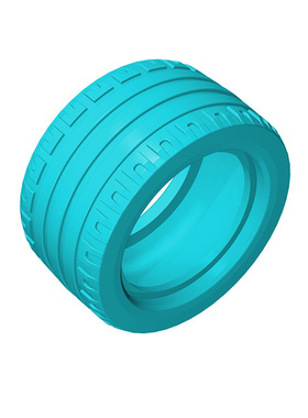 高砖积木零件GDS-1234配件43.2x22mm 轮胎兼容44309小颗粒MOC散件