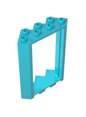 高砖积木零件GDS-1273配件4x4x6 转角门框兼容28327小颗粒MOC散件