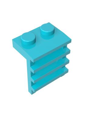 高砖积木零件GDS-750配件1x2 板带梯子兼容4175小颗粒MOC拼插散件