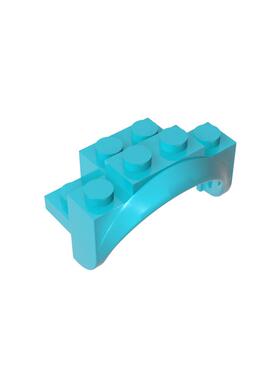 高砖积木零件GDS-M492配件2x4x2 跑车轮眉兼容35789小颗粒MOC散件