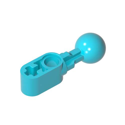 高砖积木零件GDS-1154配件1x4 球轴栓连接件兼容64276MOC拼插散件
