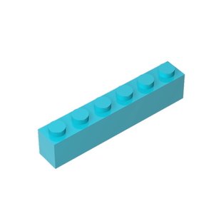 高砖积木零件GDS-535配件1x6兼容3009小颗粒MOC拼插散件