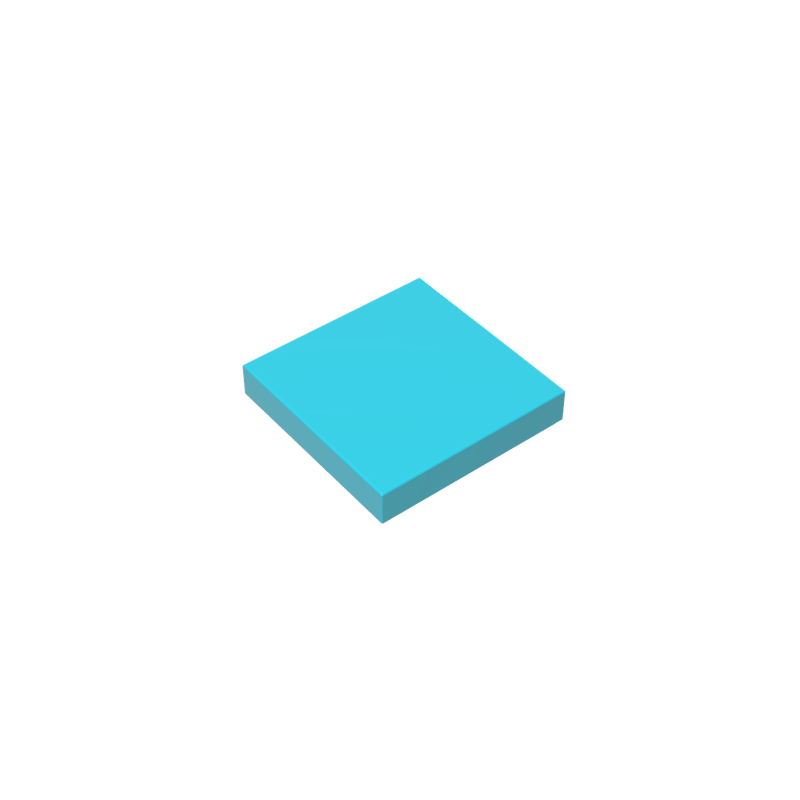 高砖积木零件GDS-561配件2x2 光面板兼容3068小颗粒MOC拼插散件