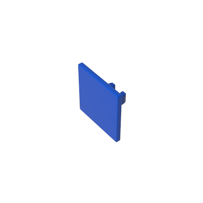 高砖积木零件GDS-M291 2x2 方形 城堡旗帜兼容15210 MOC散件