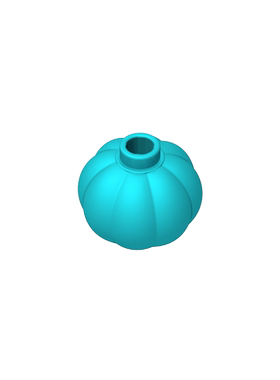 高砖积木零件GDS-90058配件圆形灯笼 南瓜兼容51270小颗粒MOC散件