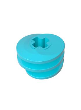 高砖积木零件GDS-1376配件螺旋齿兼容27938小颗粒MOC拼插散件