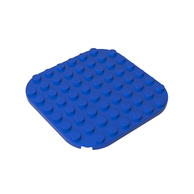 高砖积木零件GDS-90533 8x8圆角底板兼容65140 MOC散件