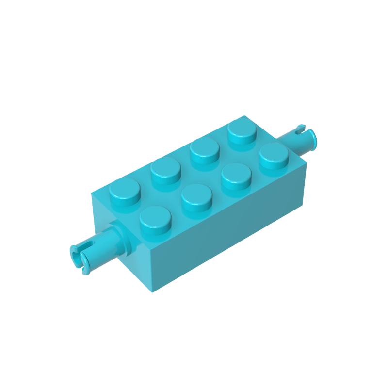 高砖积木零件GDS-955配件2x4带栓砖兼容6249小颗粒MOC拼插散件