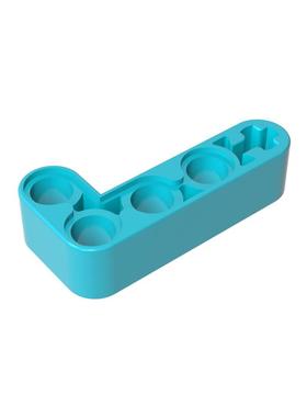 高砖积木零件GDS-671配件2x4L形带轴栓孔臂(厚)兼容32140拼插散件