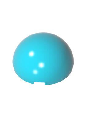 高砖积木零件GDS-M246配件4x4圆顶罩子兼容86500小颗粒拼插散件