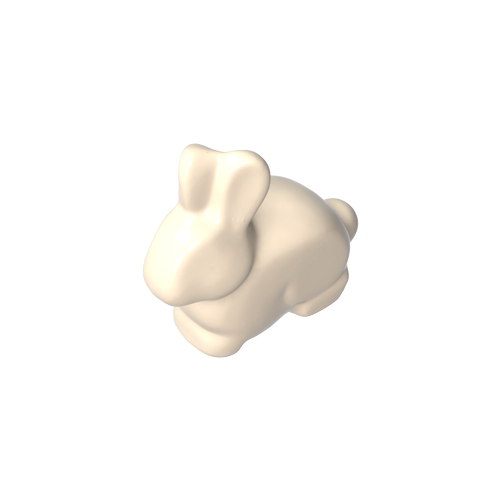 高砖积木零件GDS-90073配件小白兔兼容小颗粒MOC拼插散件
