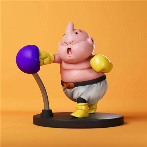 七龙珠gk健身魔人布欧肌肉手办模型创意车载摆件可爱生日礼物男