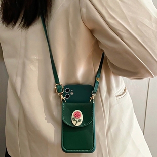 复古立体玫瑰花零钱卡包适用opporeno9pro手机壳8/7/6/5/4/3潮r17/r15创意k9/k5/k7/k3防摔a93s/a72/a5女a97