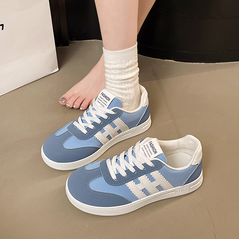 德训鞋女2026春季新款拼色阿甘鞋百搭休闲运动鞋复古平底轻便板鞋,女鞋,时尚休闲鞋,淘宝优惠券,粉丝福利购,淘宝优惠卷