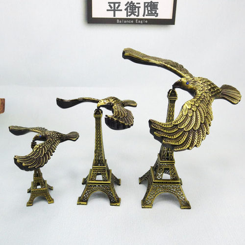 平衡鹰重力鸟摆件高级感小众客厅