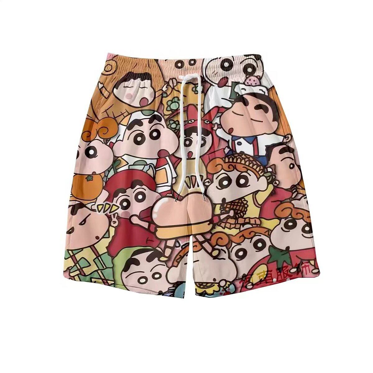 蜡笔小新短裤夏季潮流五分休闲裤
