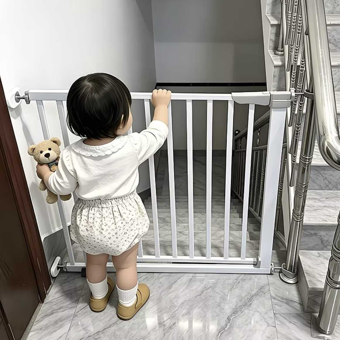 加高一米免打孔宠物门栏狗狗门