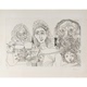 签名限量版 画抽象人物收藏 蹬红走绿 安迪沃霍尔 达利 毕加索