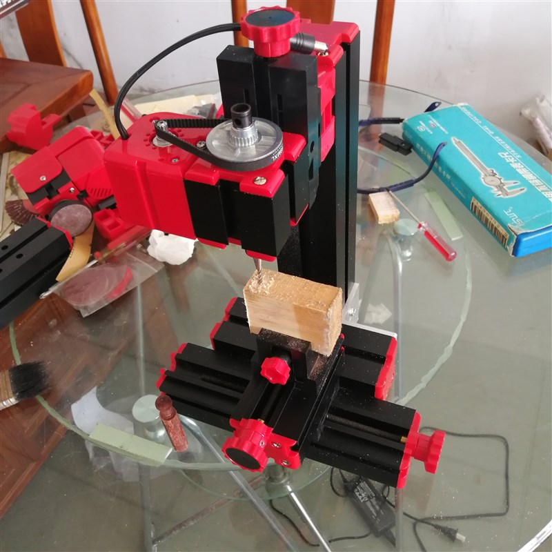 微型教学类小型立式铣床 教学机床 组合型式卧两用机
