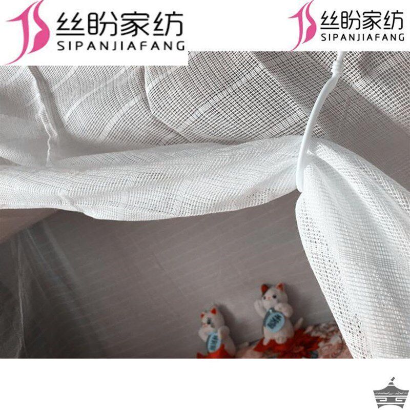 老款棉麻蚊帐宿舍老式系绳架子床加密旧式双人床传统双人学生通用