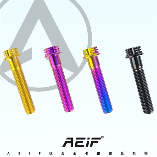 阿尔法AEIF钛合金螺丝 大辐射大鲍鱼卡钳转接码M8M10后减震螺丝